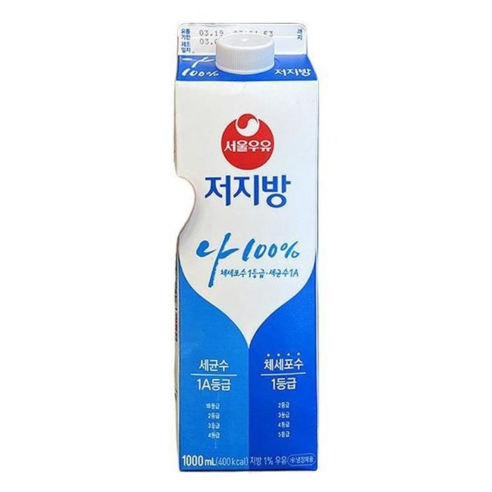 [에이알비티] 서울 저지방우유 1L x 2개 47781