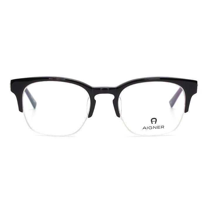 아이그너 AI OMA0115B 1 49mm 아이그너 하금 반무테 사각 블랙 안경