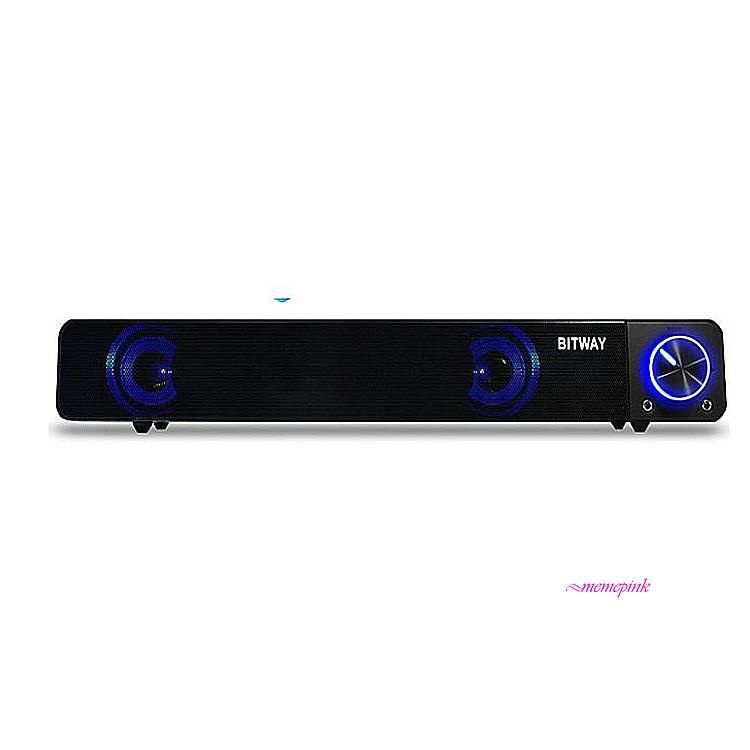 미미샵E10제휴사 컴퓨터스피커 노트북 게이밍 데스크탑 PC 사운드바 게임 스피커바hij109