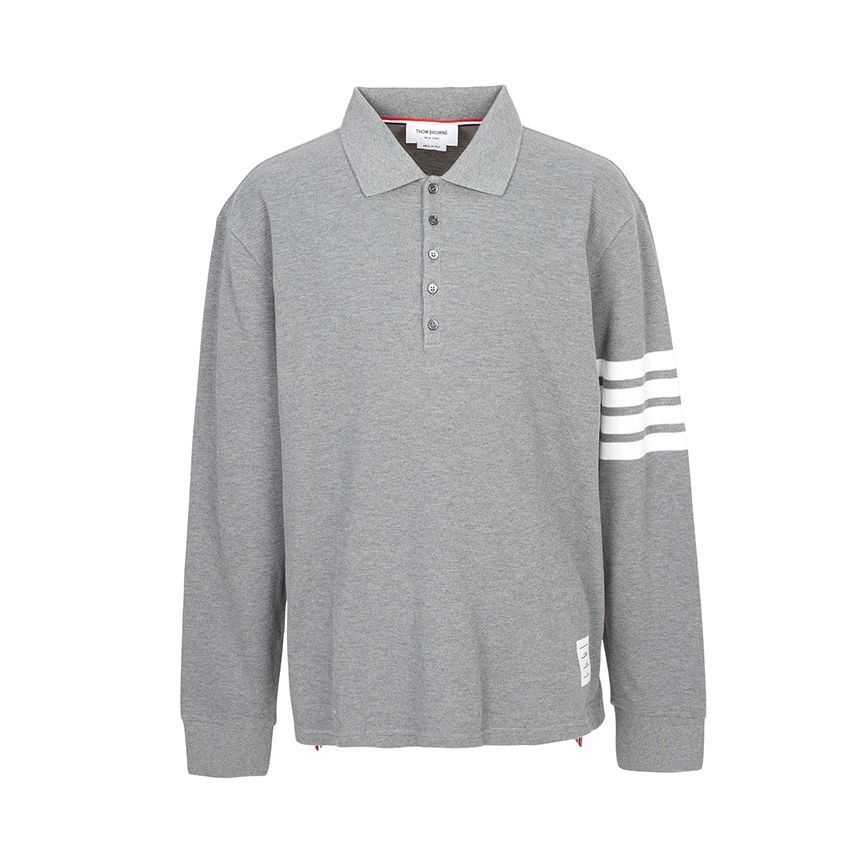 THOM BROWNE 남성 카라 긴팔티셔츠 MJP137G 07976 035