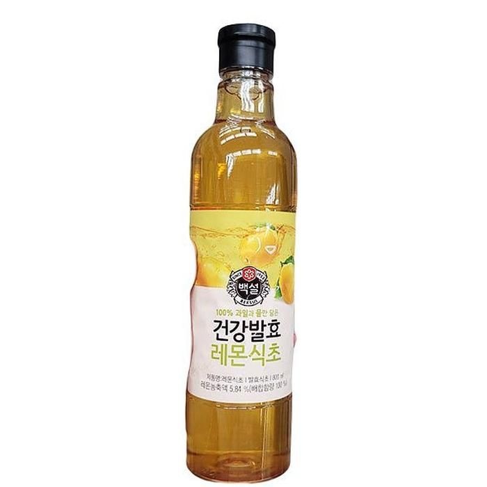 [에이알비티] 백설 건강발효 레몬식초 800ML x 2개 82813