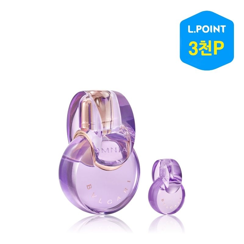 [롯데백화점] 불가리 퍼퓸 [8적립] 옴니아 아메시스트 오 드 뚜왈렛 50ML (+5ML 미니어처)(+ L.POINT 3천점) LE1222112737