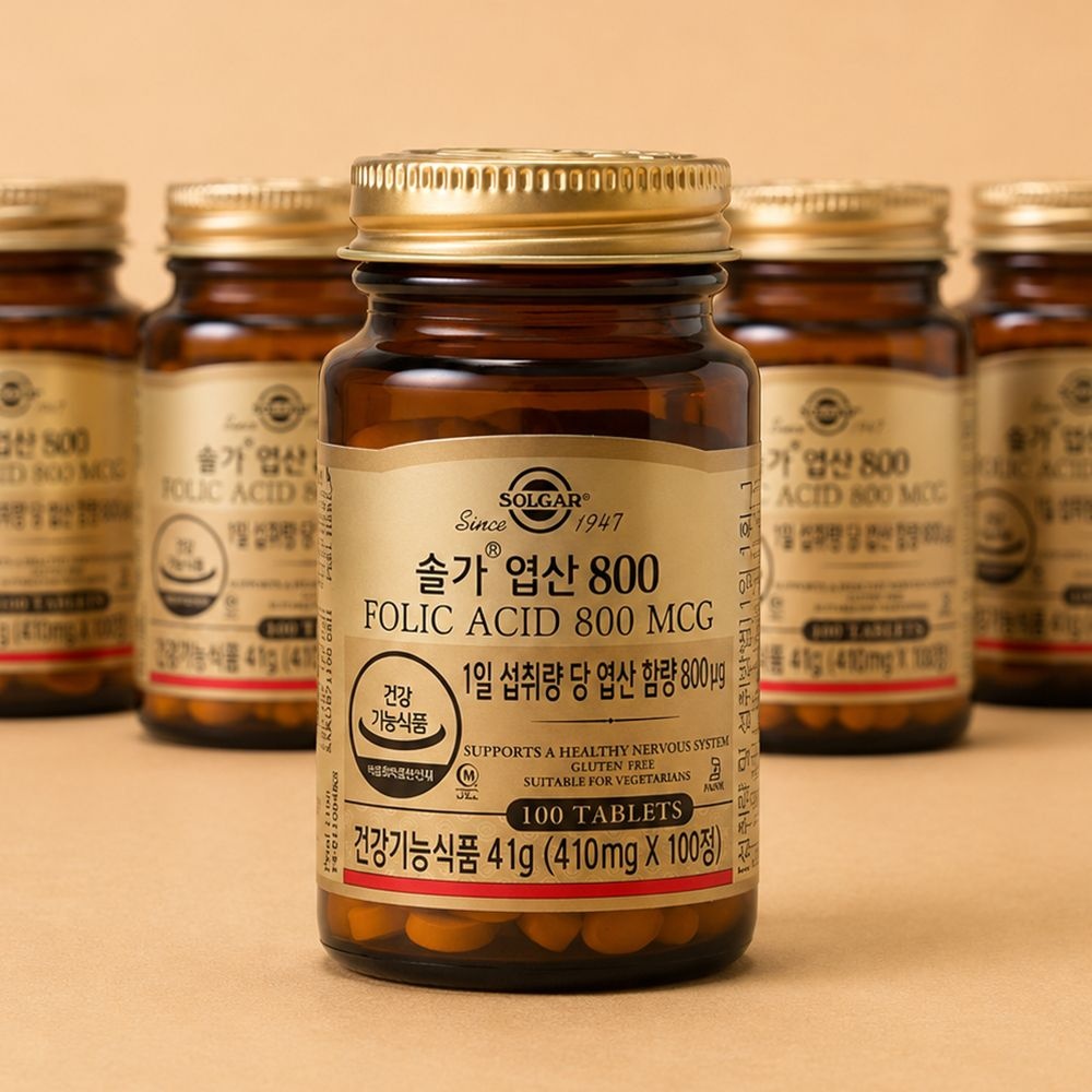 솔가 엽산 800 100정 1개