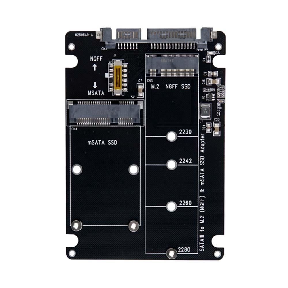 COMS mSATA M2 to SATA3 어댑터 SSD타입변환 PC 슬림형노트북 태블릿 데스크탑 연결