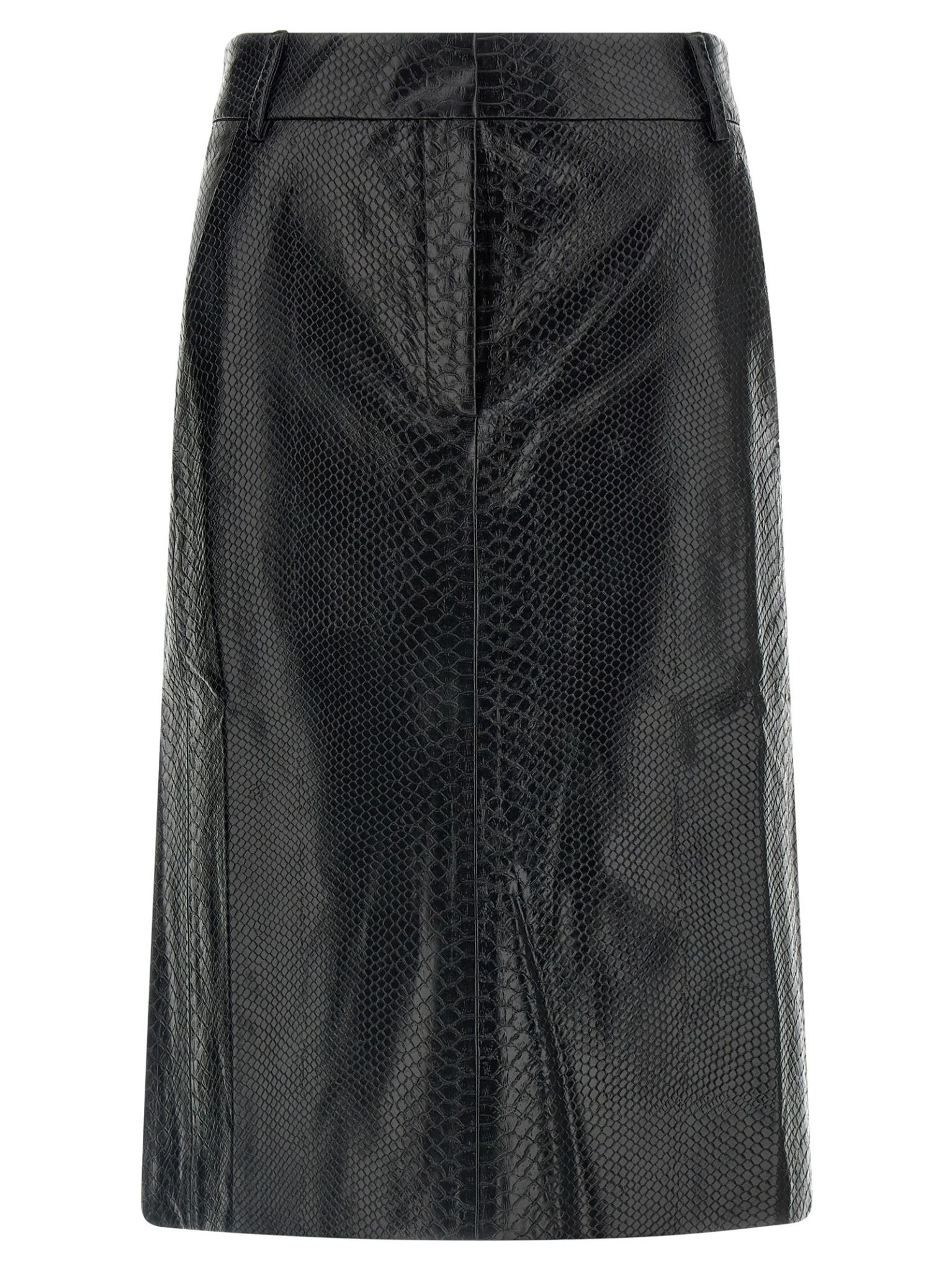 [해외] 안다만 [디 안다마네] New Xania 미디스커트 T200374ATNP272BLACK FW26 7450544 [관부가세포함]