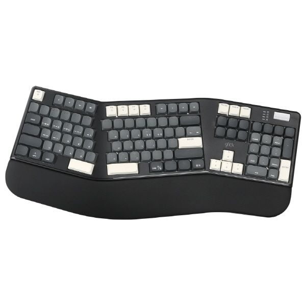 G-Clicker 유 무선 블루투스 기계식 키보드 지클릭커 오피스프로 인체공학 로우키 저소음 풀윤활 EK500 베이지 블랙 4