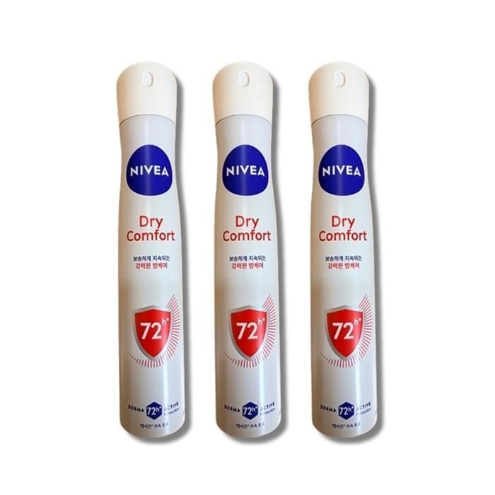 [보리담다] 니베아  스프레이 드라이 콤포트 200ml 3개