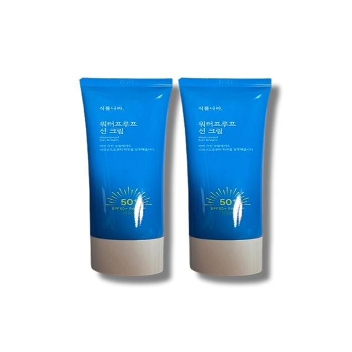 식물나라 워터프루프 선크림 100ml 2개