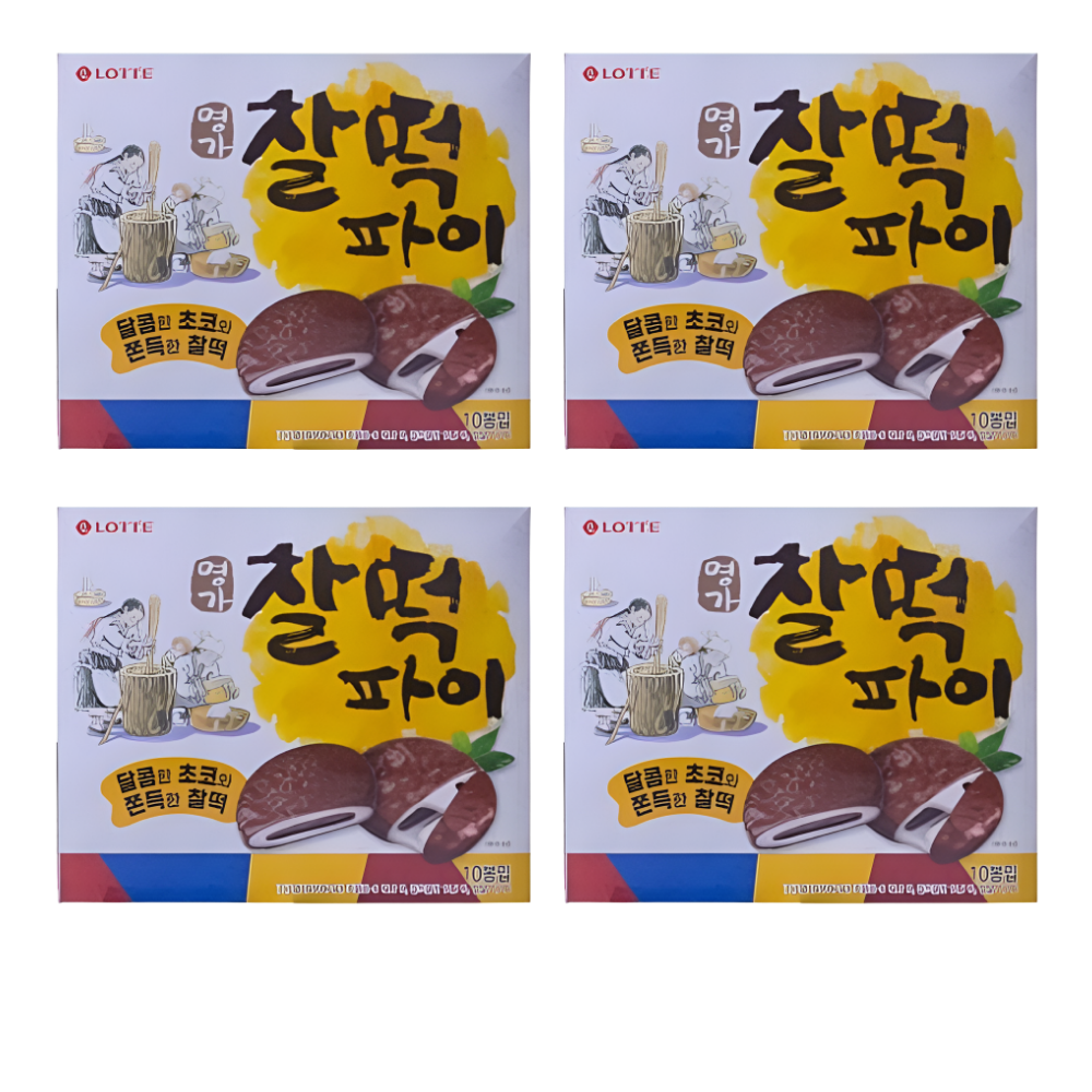 롯데웰푸드 명가찰떡파이 오리지날 350g 4개