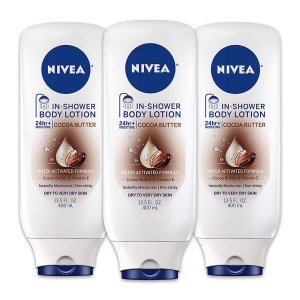[해외] 니베아 3개세트 니베아 코코아버터 인샤워 바디로션 400ml