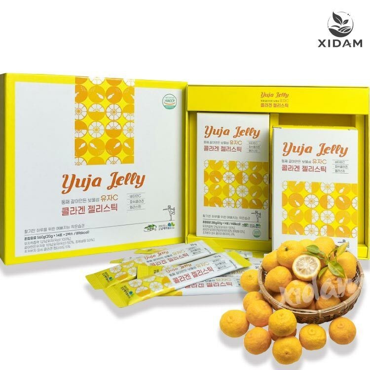 보물섬 유자C 콜라겐 젤리스틱(560g)