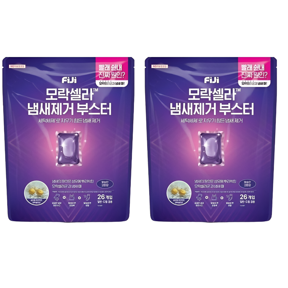 피지 모락셀라 냄새제거 부스터 뽀송한 코튼향 26개입 2개