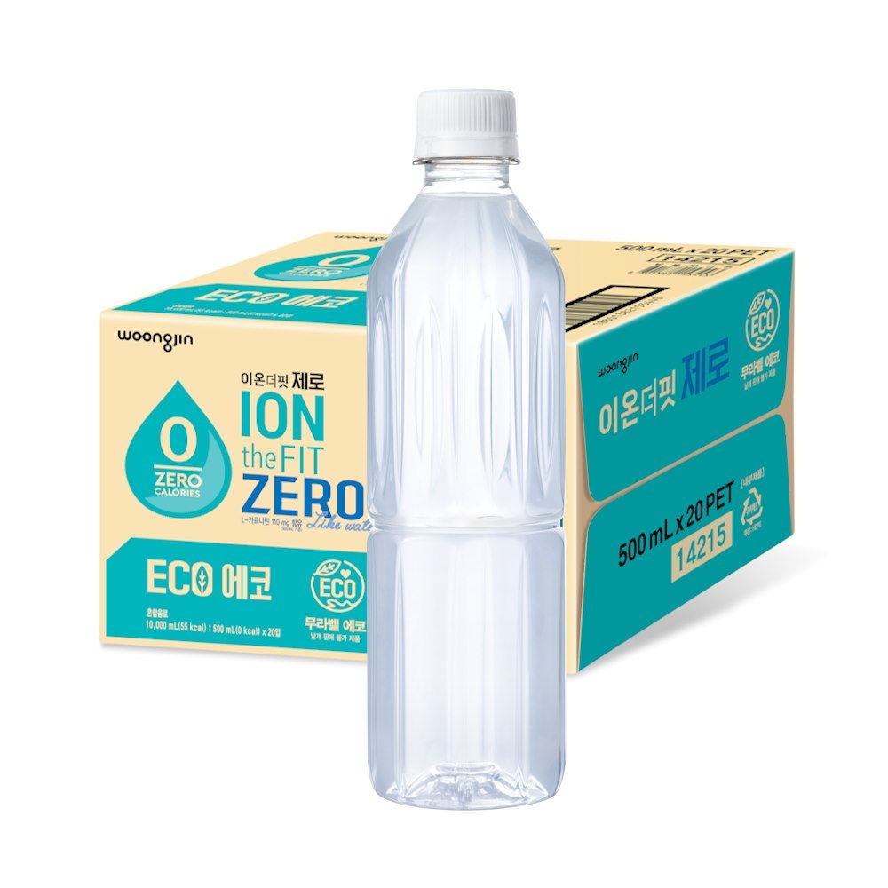 웅진식품 이온더핏 제로 에코(무라벨) 500ml x 20입