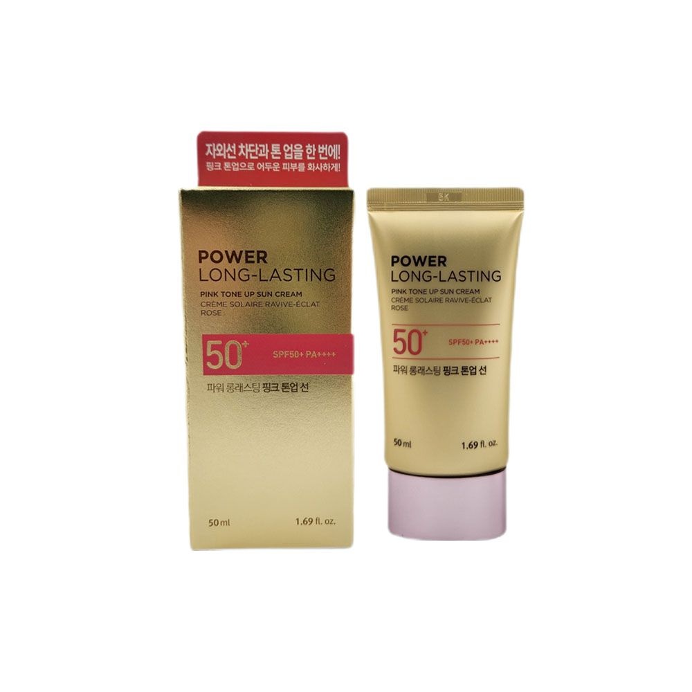 더페이스샵 파워 롱래스팅 핑크 톤업 선 50ml