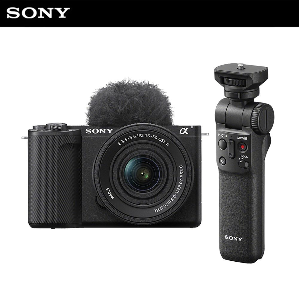 [오늘출발] 소니 공식대리점 카메라 ZV-E10M2K 블랙 (SELP16502 렌즈킷) + GP-VPT2BT 슈팅그립 / 브이로그 알파