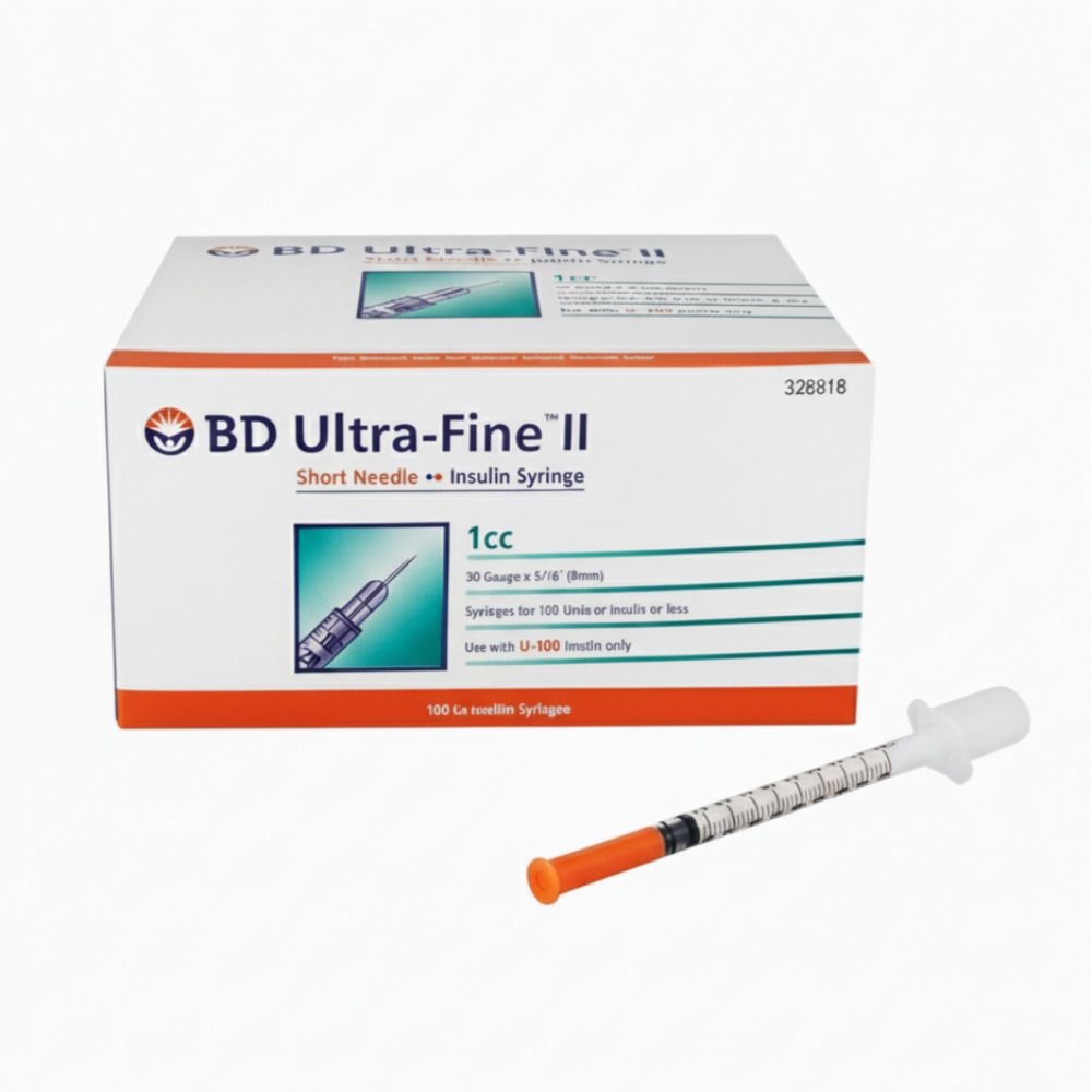 BD 비디 당뇨 인슐린 주사기 울트라파인 1cc 30G 8mm 100개입 328818