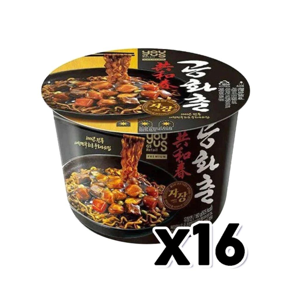 공화춘 짜장 큰컵 유어스 160g x 16개
