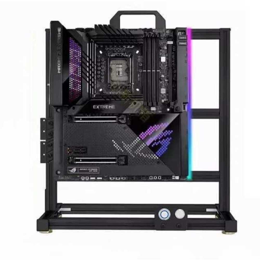 [해외] 컴퓨터 오픈케이스 PC 스탠드 커스텀 CNC 본체 쿨러