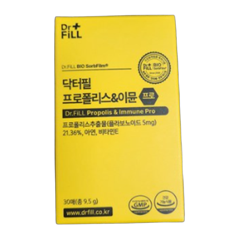닥터필 프로폴리스이뮨 프로 면역 필름 9.5g 1박스