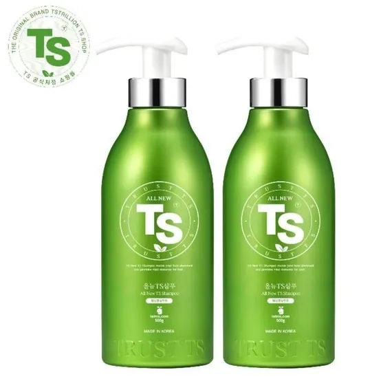 올뉴 TS 샴푸 500g 티에스 탈모 완화 두피 샴푸 2개