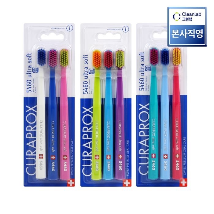 큐라덴 큐라프록스 울트라 소프트 CS5460 칫솔 3개입X3