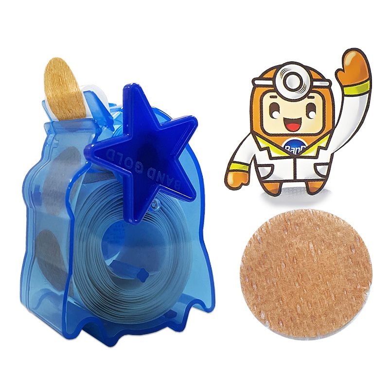 밴드랩 20mm 100매입 원형 롤 주사 밴드 반창고