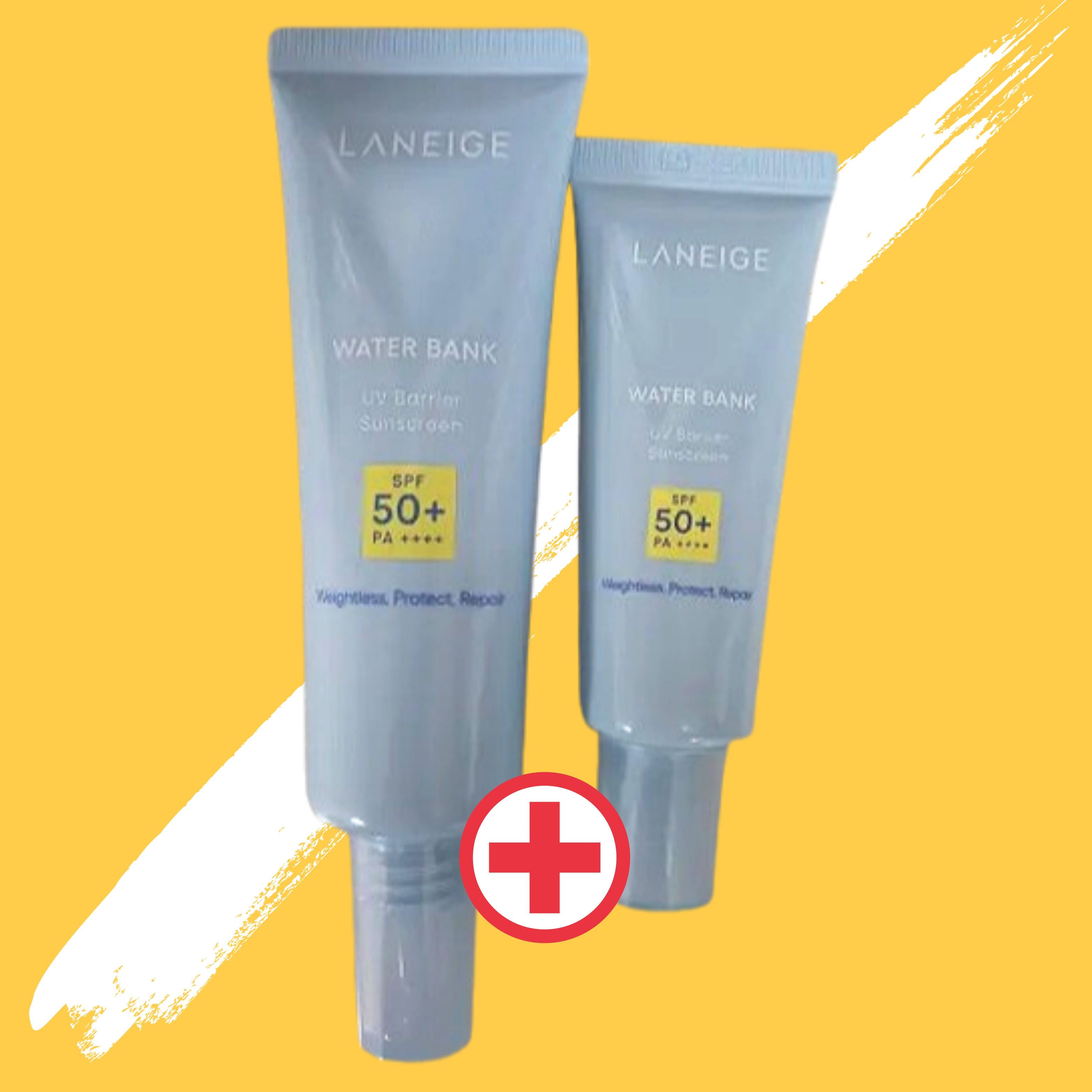 (주)아모레퍼시픽 라네즈 워터뱅크 UV 베리어 선크림 50ml+여행용25ml (Lkn)