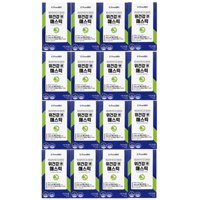 프롬바이오 위건강엔 매스틱 3gX15포 16박스