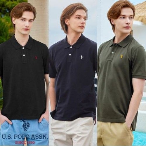 [USPA] Summer 반팔 폴로 티셔츠 남성 UPTS5B003