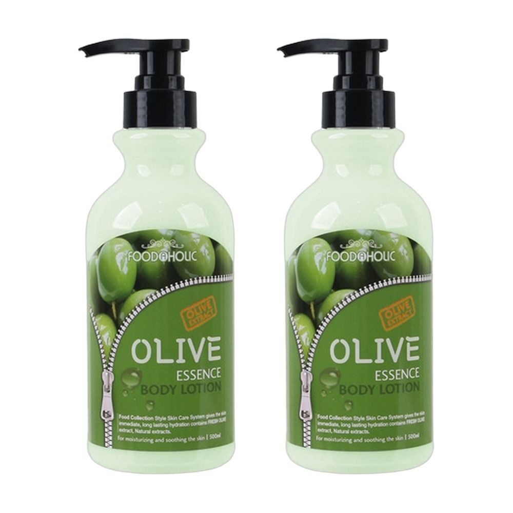 코스앤바이오 푸드어홀릭 향기좋은 바디로션 올리브 500ml 2개 향좋은 끈적이지않는 모이스쳐 바디로션