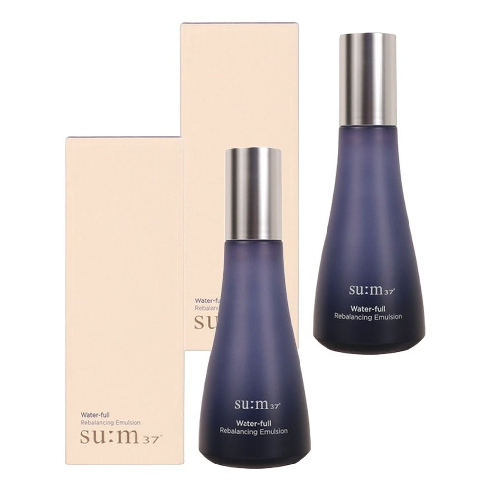 숨37 피부장벽 워터풀 리밸런싱 에멀전 120ml 2개 청소년 대용량 밀크 얼굴 로션