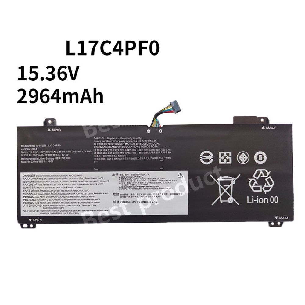 [해외] 레노버 샤오신 AIR 13 IWL IML 호환 노트북 배터리 L17C4PF0 S530-13