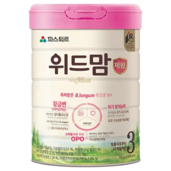 파스퇴르 위드맘 제왕 3단계 750g 3개