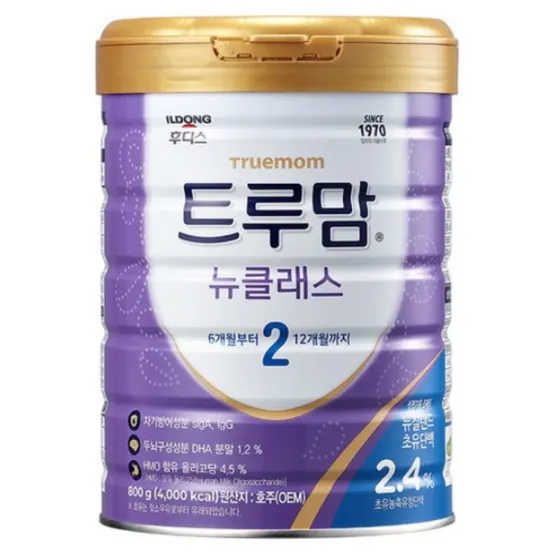 일동후디스 2024 NEW 트루맘 뉴클래스 슈퍼프리미엄 2단계 800g 3개