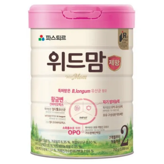 파스퇴르 2023 위드맘 제왕 2단계 750g 2개
