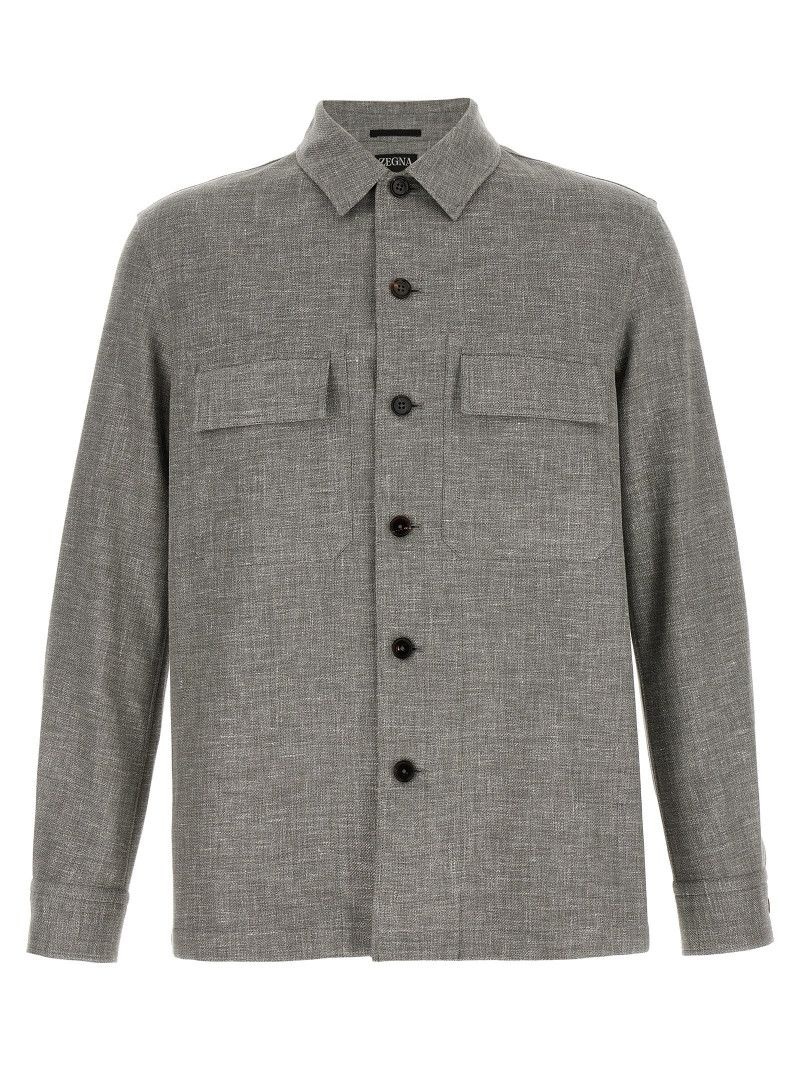 제냐 26SS ZEGNA Crossover 오버셔츠 UHV22A3SOT6BN08262