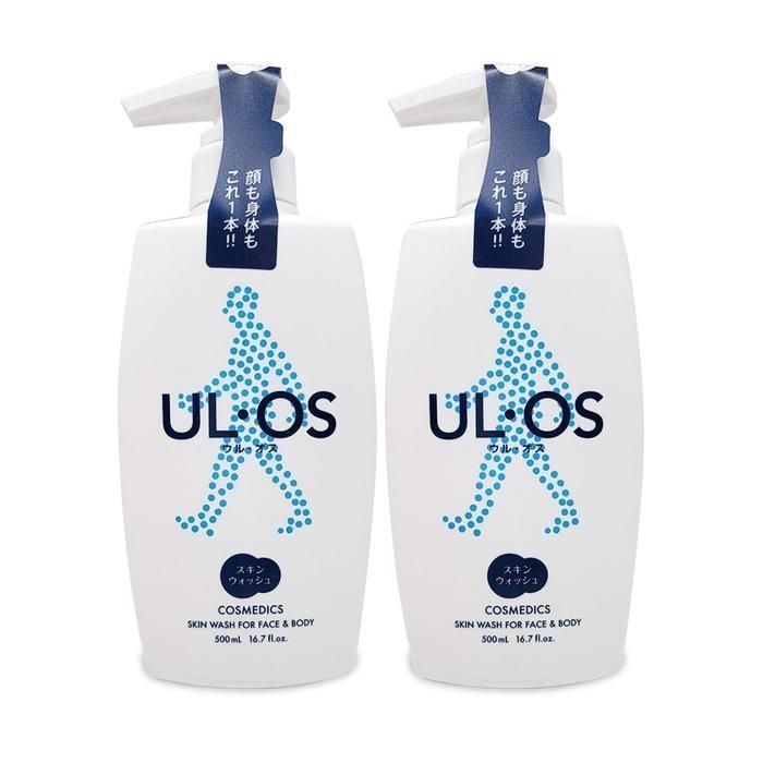 우르오스 스킨 워시 무향 500ml 남성 올인원 바디워시 2개 Ss