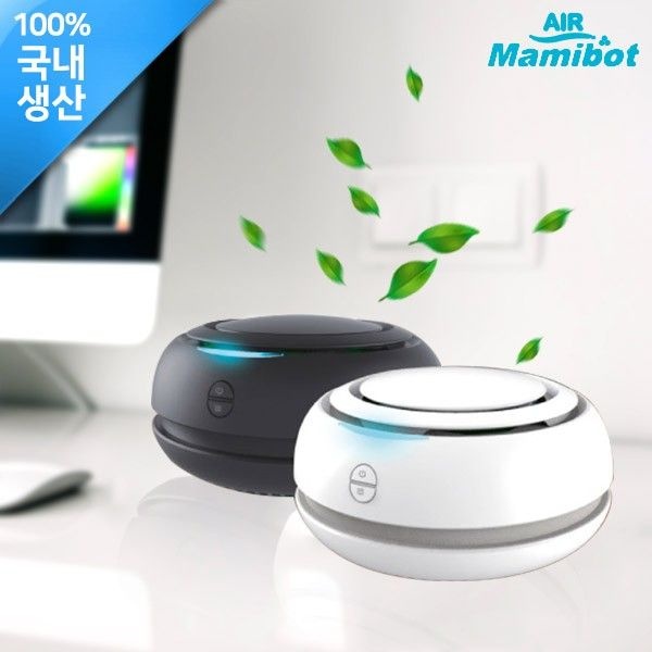 [국내생산] 마미봇 공기청정기 차량용/가정용/공기정화/USB/영구 필터/공부방 공기청정기/소형 공기청정기 (공기