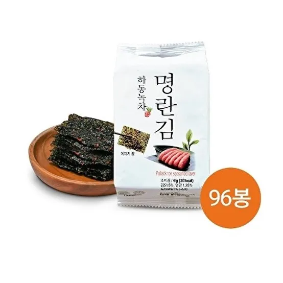 [하프클럽]하동녹차 명란김 96봉
