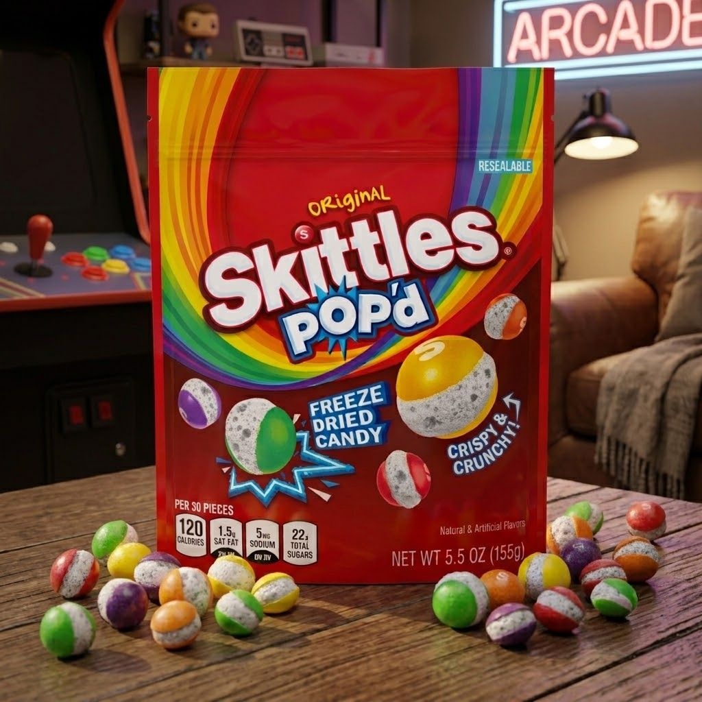 SKITTLES POPD 스키틀즈 팝드 오리지널 동결건조 캔디 155g