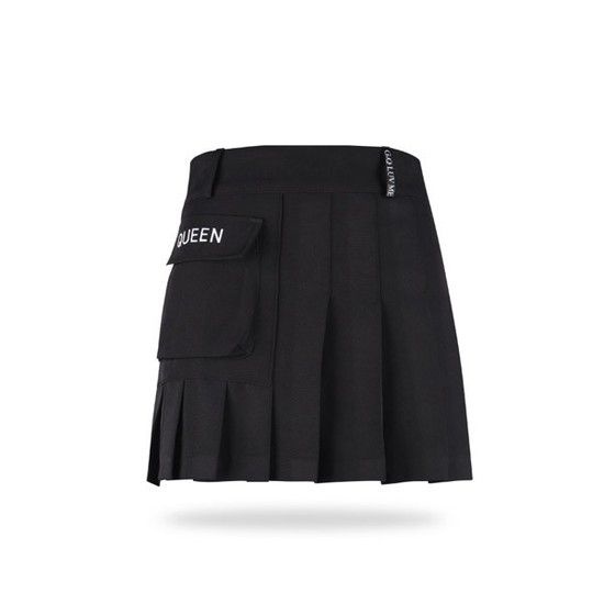 골피아 GQ3A148W 여성 주름 포켓 큐롯 치마바지 데일리 필드룩
