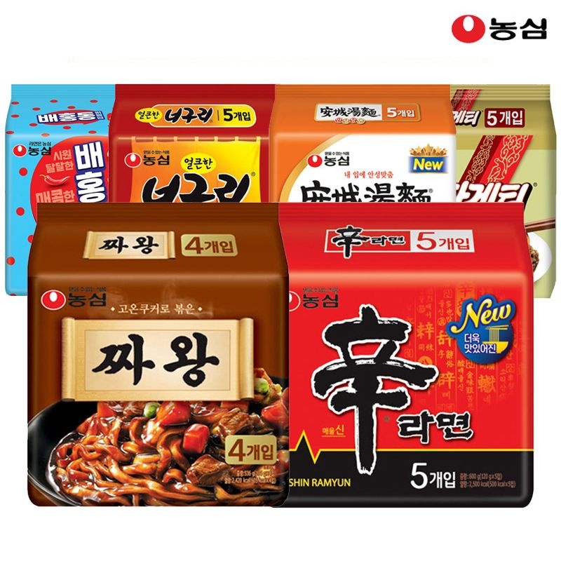 [롯데온]농심 라면 모음전 짜왕8봉+신라면10봉+너구리10봉 외 (23,710원/무료배송)