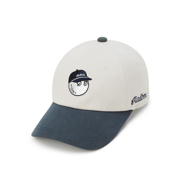 말본골프 베이직 컬러블록 볼캡 NAVY M6343PCP22NVY