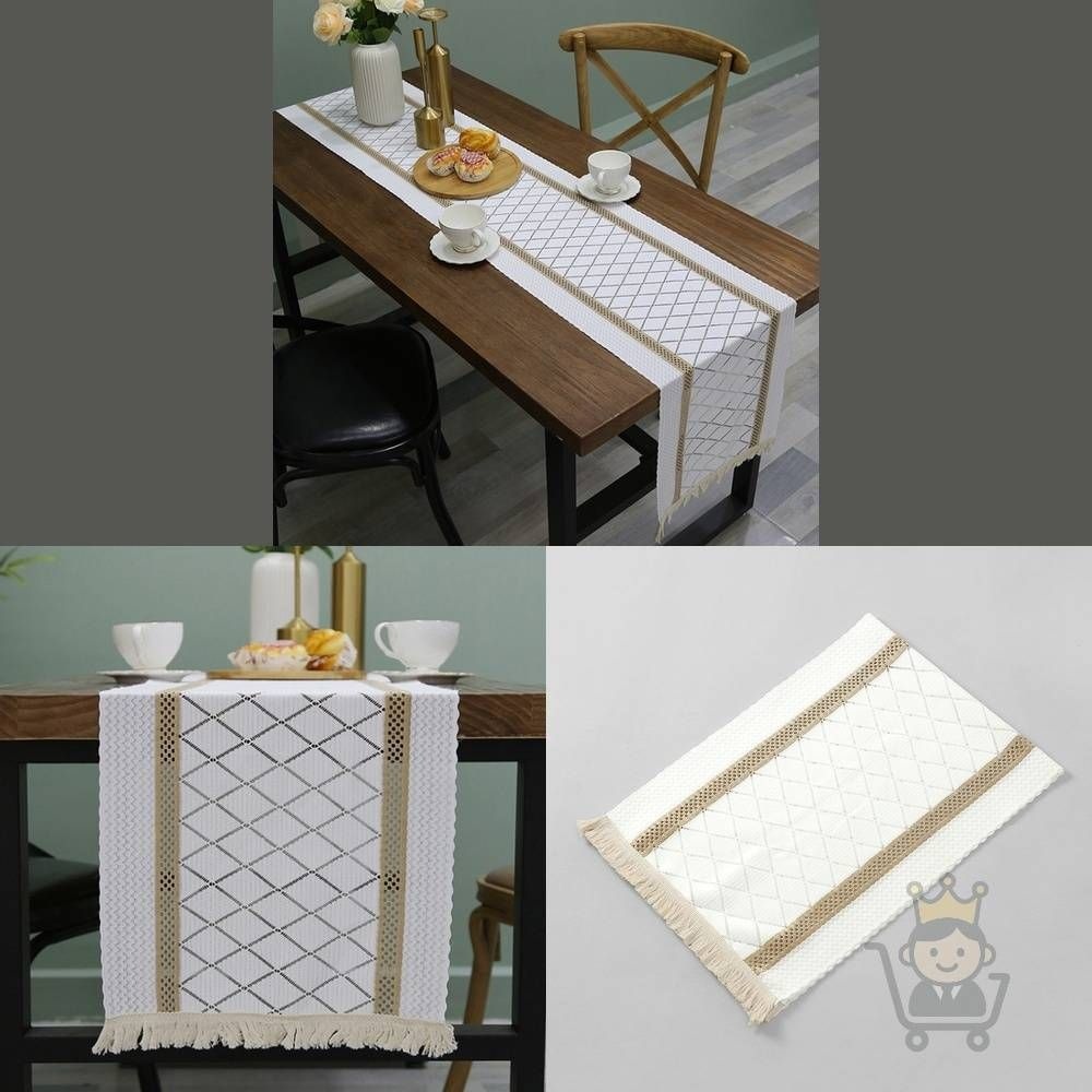 마켓보스 테이블 러너 228X35CM 식탁커버 휴대용돗자리 주방인테리어용품