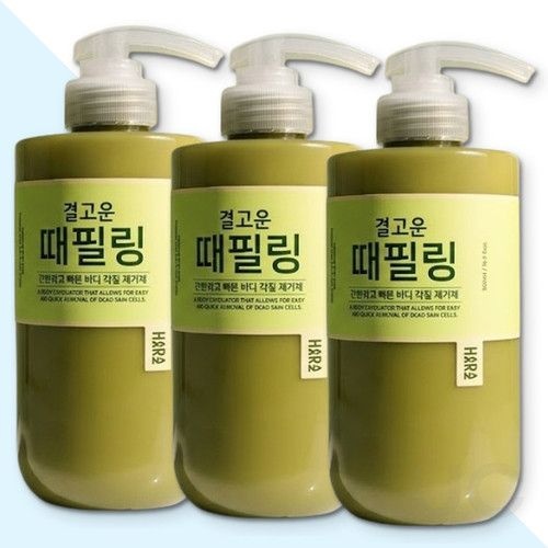 각질 크렌징 케어 하라즈 결고운 때필링 500ml 3개
