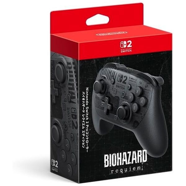 닌텐도 순정품Nintendo Switch 2 Pro 컨트롤러 바이오하자드 레퀴엠 에디션 (아마존 한정 없음)