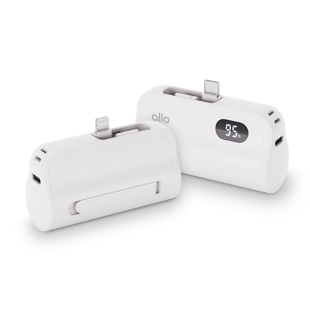 [한정특가] 알로코리아 5000mAh 10W 미니 도킹형 갤럭시 아이폰 올인원 보조배터리 502DA