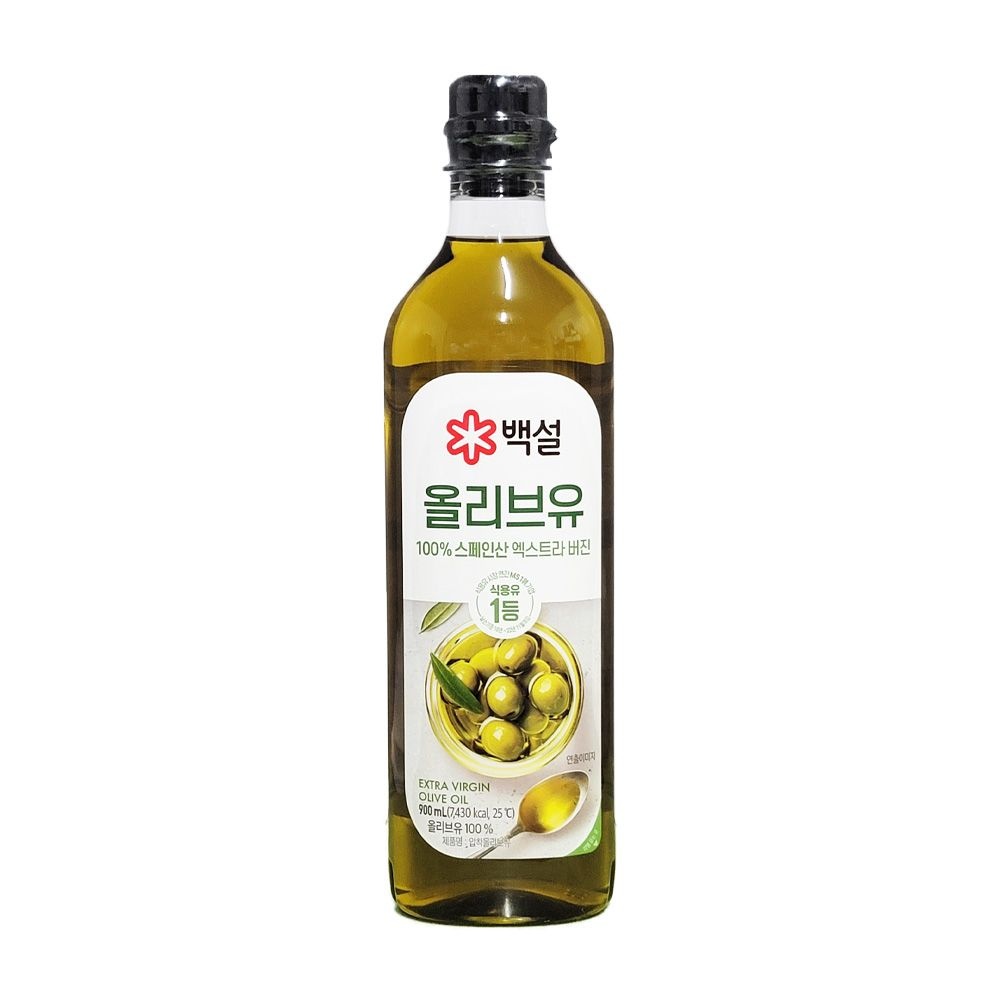 [오늘출발] 백설 압착 올리브유 900ml