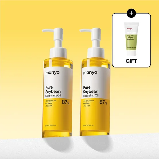 마녀공장 퓨어 소이빈 클렌징 오일 200ml 1+1 (+소다폼 20ml 증정)