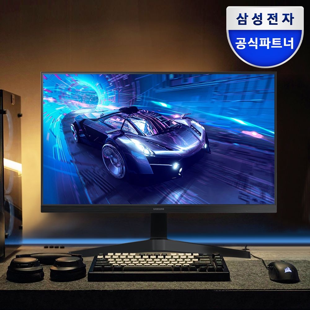 삼성전자 삼성 LS24F330 59~61cm(24인치) 베젤리스 100Hz 컴퓨터 모니터 LS24F330EAKXKR